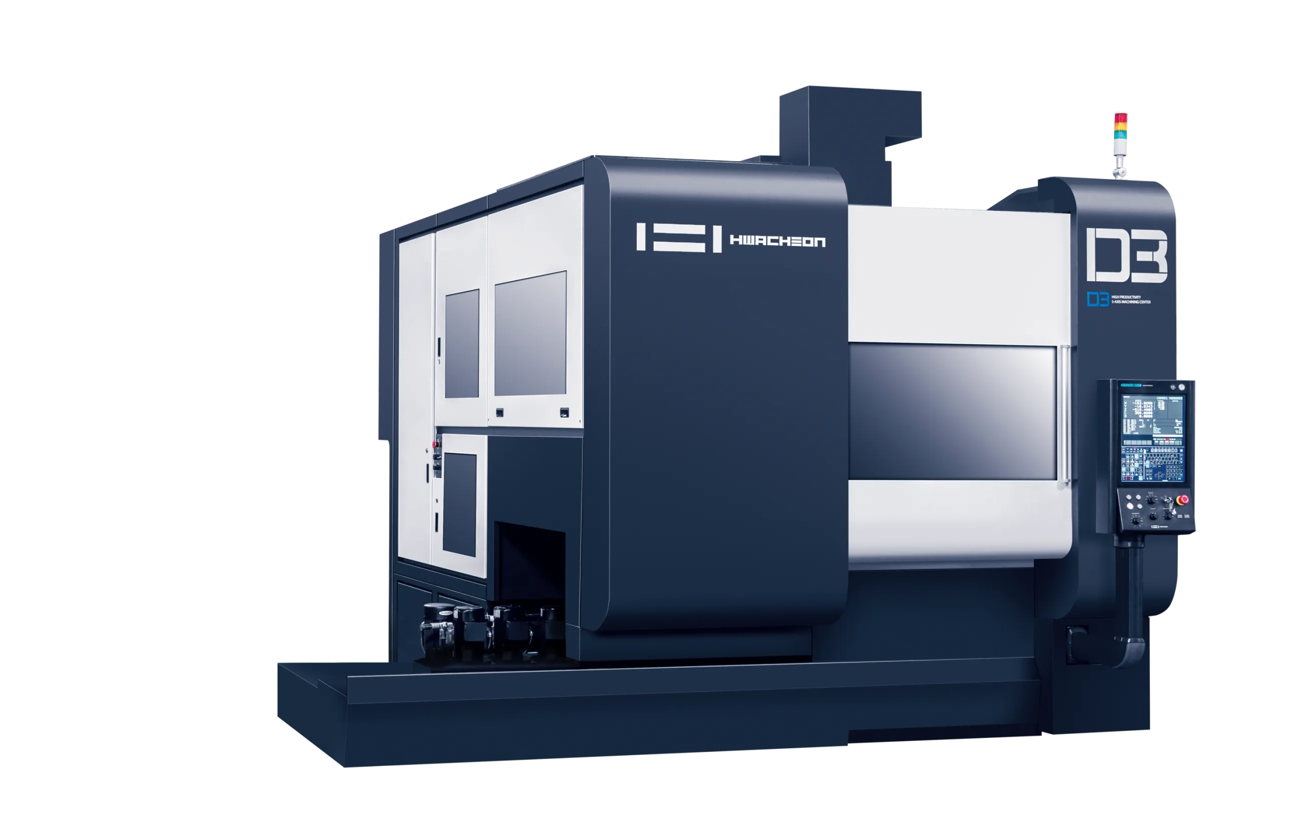 D3-5AX | Universal 5-axis machining center with table size Ø800 mm