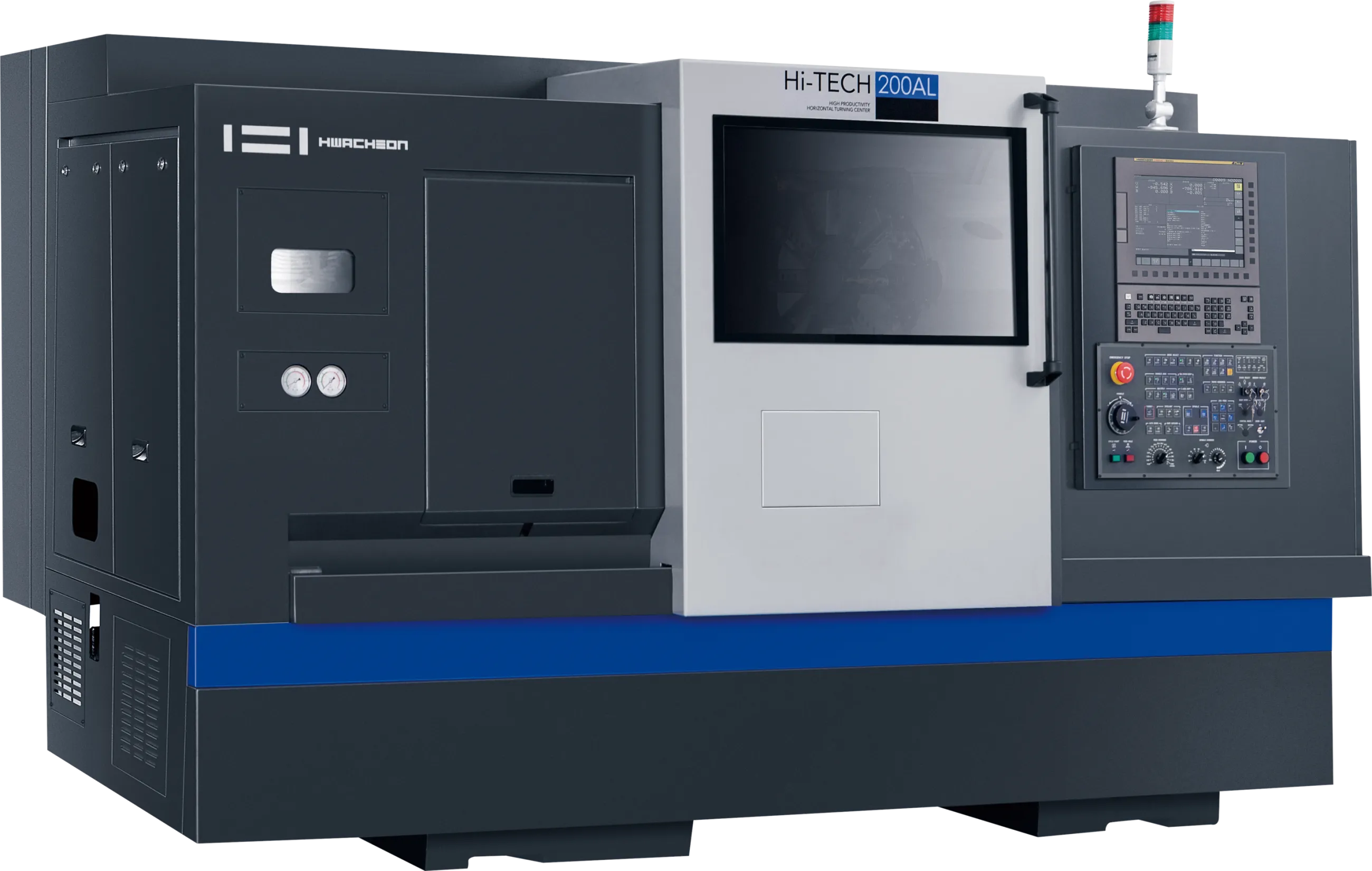 Hi-TECH 200 | Horizontal lathe with box guideways for Ø200–250 mm