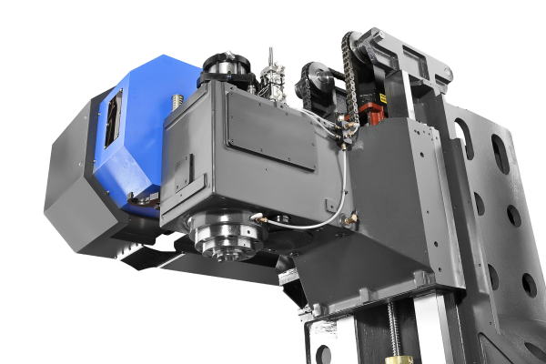 Gear spindle on milling machine