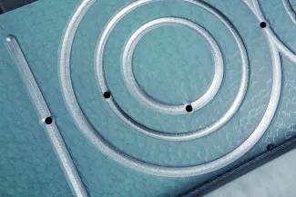 Box guide way with air floating system