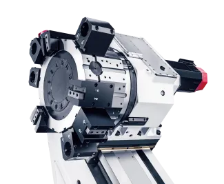 Wide turret disk for long tools